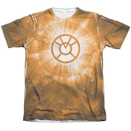 Green Lantern - Orange Energy - Adult 65/35 Poly/cotton Short Sleeve Tee - White T-shirt