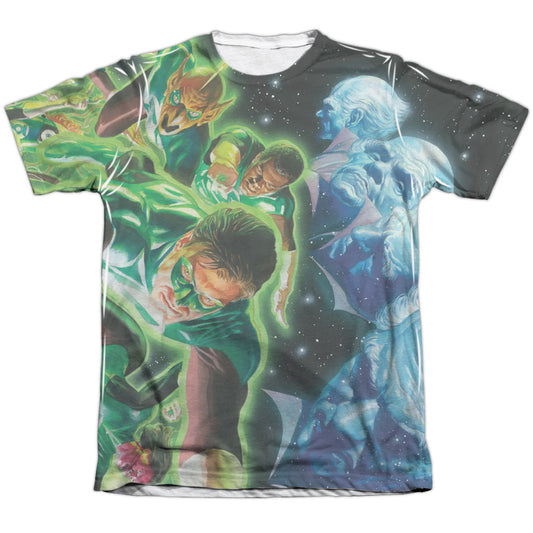 Green Lantern - Guardians - Adult 65/35 Poly/cotton Short Sleeve Tee - White T-shirt