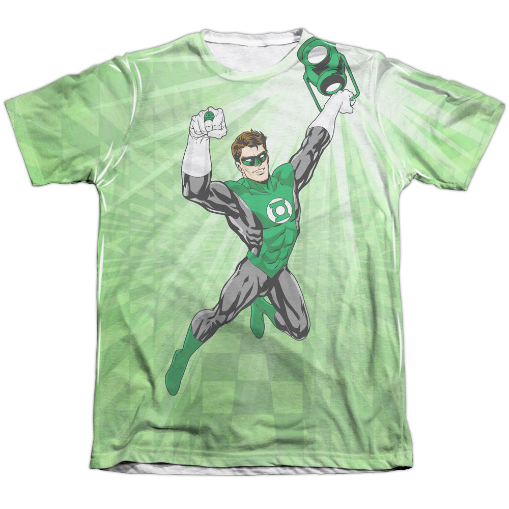 Green Lantern - Dynamic - Adult 65/35 Poly/cotton Short Sleeve Tee - White T-shirt