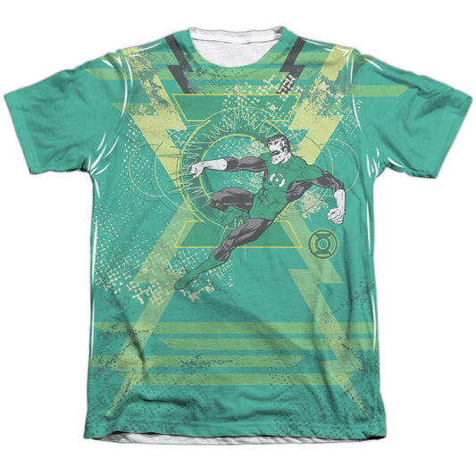 Green Lantern - Weild The Logo - Adult 65/35 Poly/cotton Short Sleeve Tee - White T-shirt