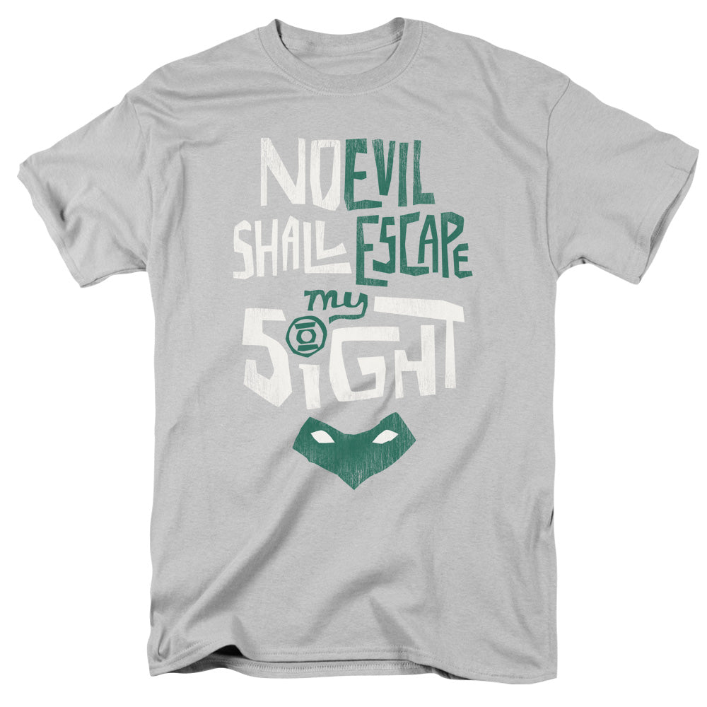 Green Lantern - My Sight - Short Sleeve Adult 18/1 - Silver T-shirt