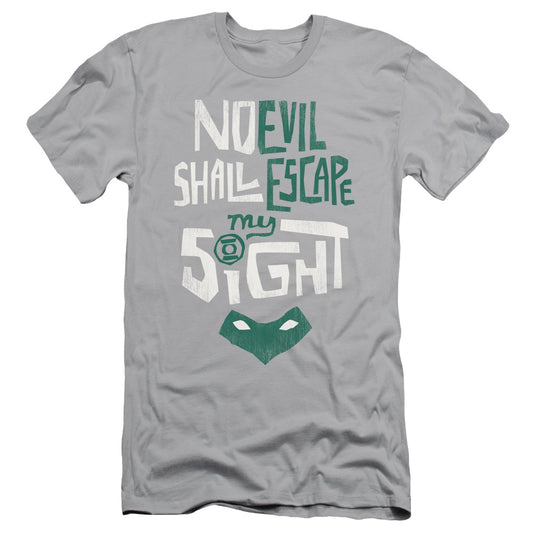 Green Lantern - My Sight - Short Sleeve Adult 30/1 - Silver T-shirt