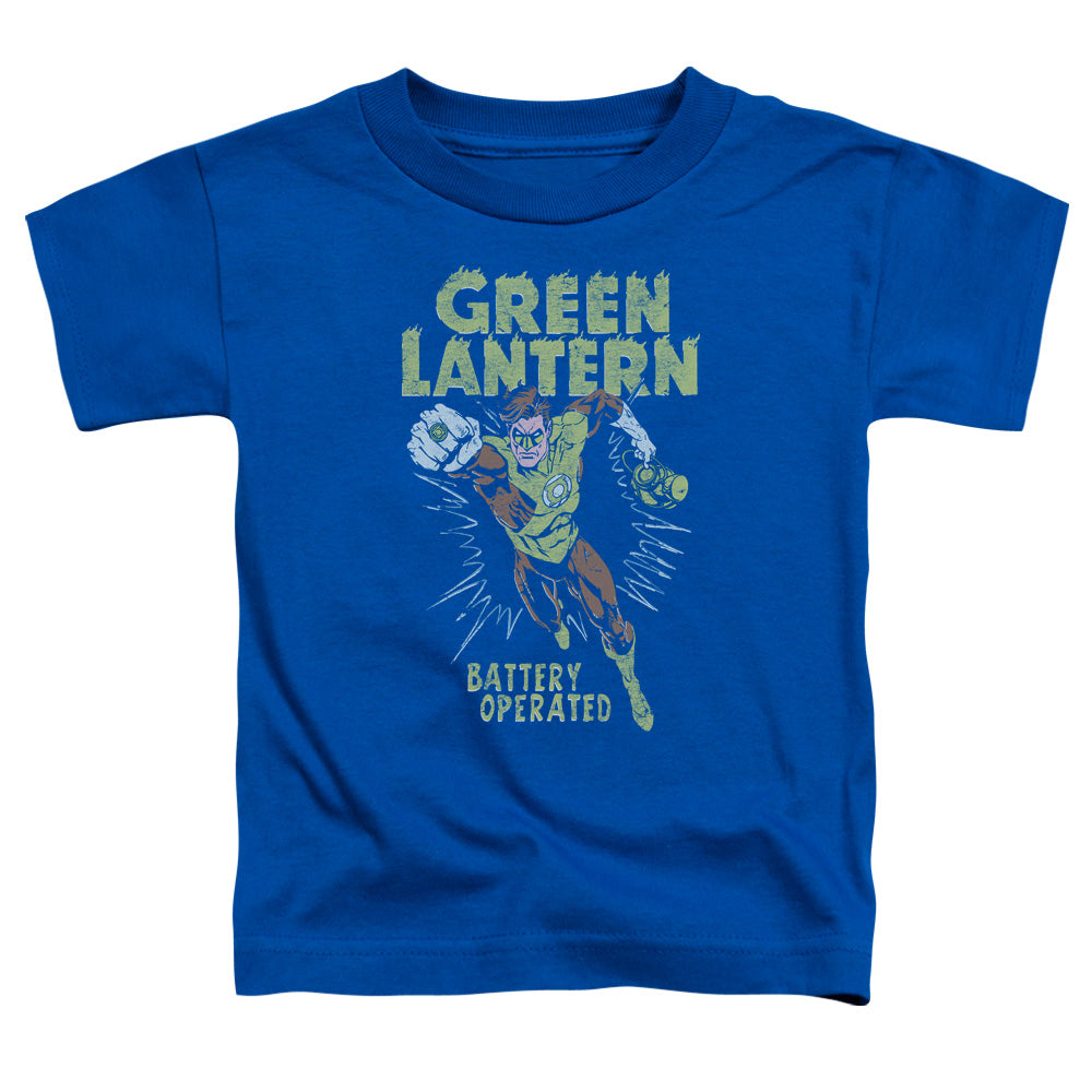 Green Lantern - Fully Charged - Short Sleeve Toddler Tee - Royal Blue T-shirt