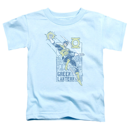 Green Lantern - City Watch - Short Sleeve Toddler Tee - Light Blue T-shirt
