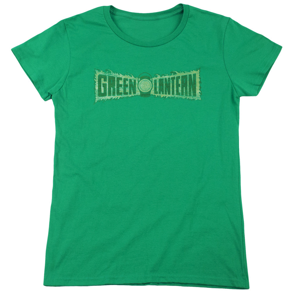 GREEN LANTERN FLAME LOGO-S/S WOMENS T-Shirt