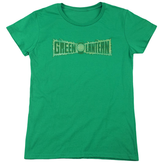 GREEN LANTERN FLAME LOGO-S/S WOMENS T-Shirt