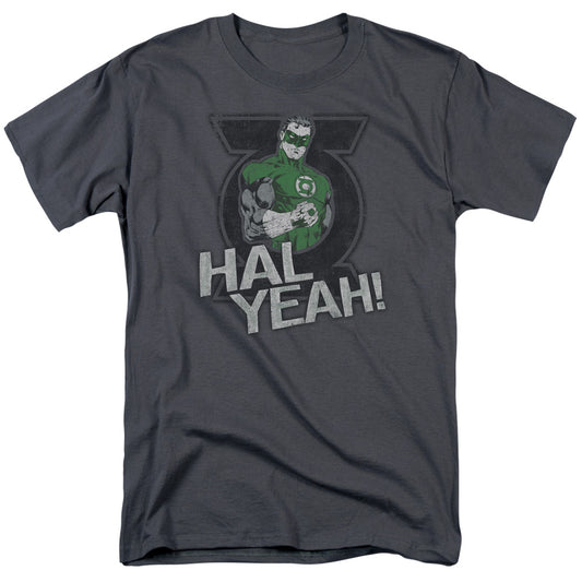 Green Lantern - Hal Yeah - Short Sleeve Adult 18/1 - Charcoal T-shirt