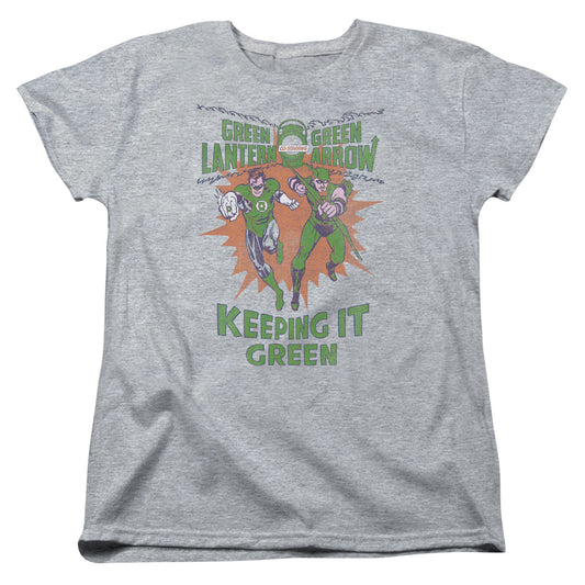GREEN LANTERN KEEPING IT GREEN-S/S WOMENS T-Shirt