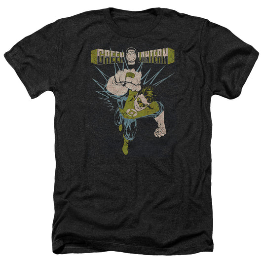 Green Lantern - Powerful - Adult Heather-black
