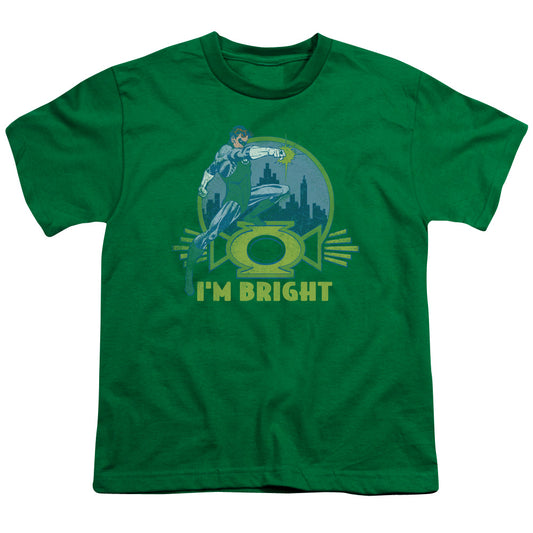 Green Lantern - Im Bright - Short Sleeve Youth 18/1 - Kelly Green T-shirt