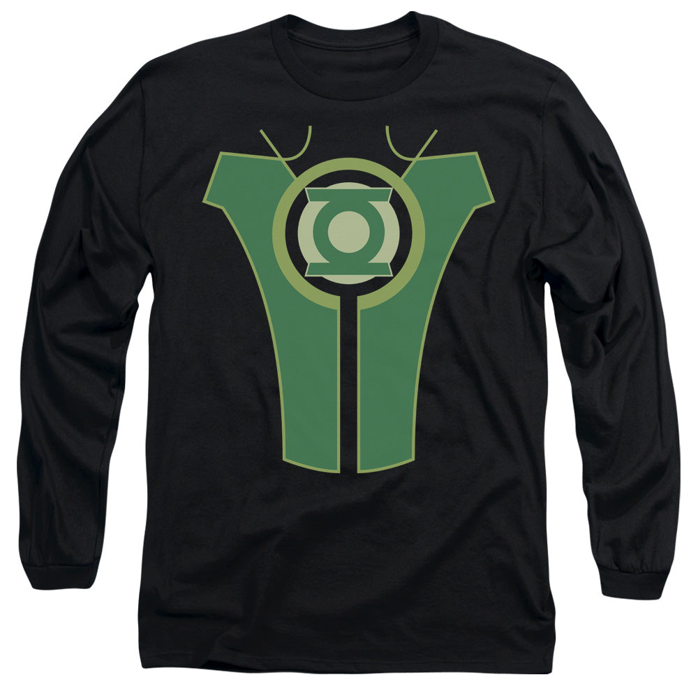 Green Lantern - Simon Baz - Long Sleeve Adult 18/1 - Black T-shirt