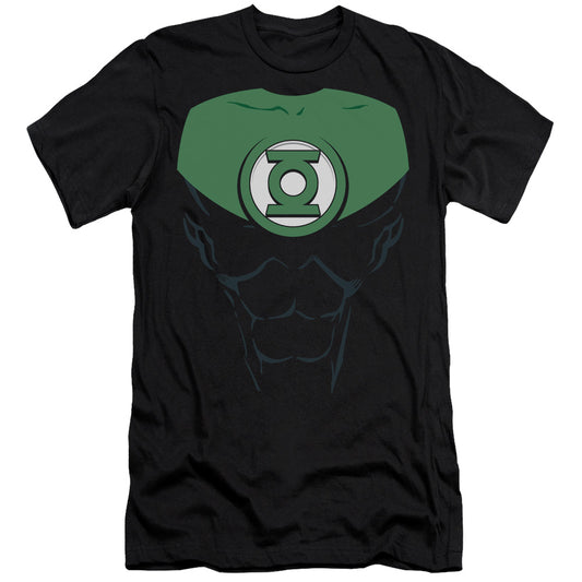 Green Lantern - Jon Stewart - Short Sleeve Adult 30/1 - Black T-shirt