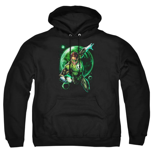 Green Lantern - Galaxy Glow - Adult Pull-over Hoodie - Black