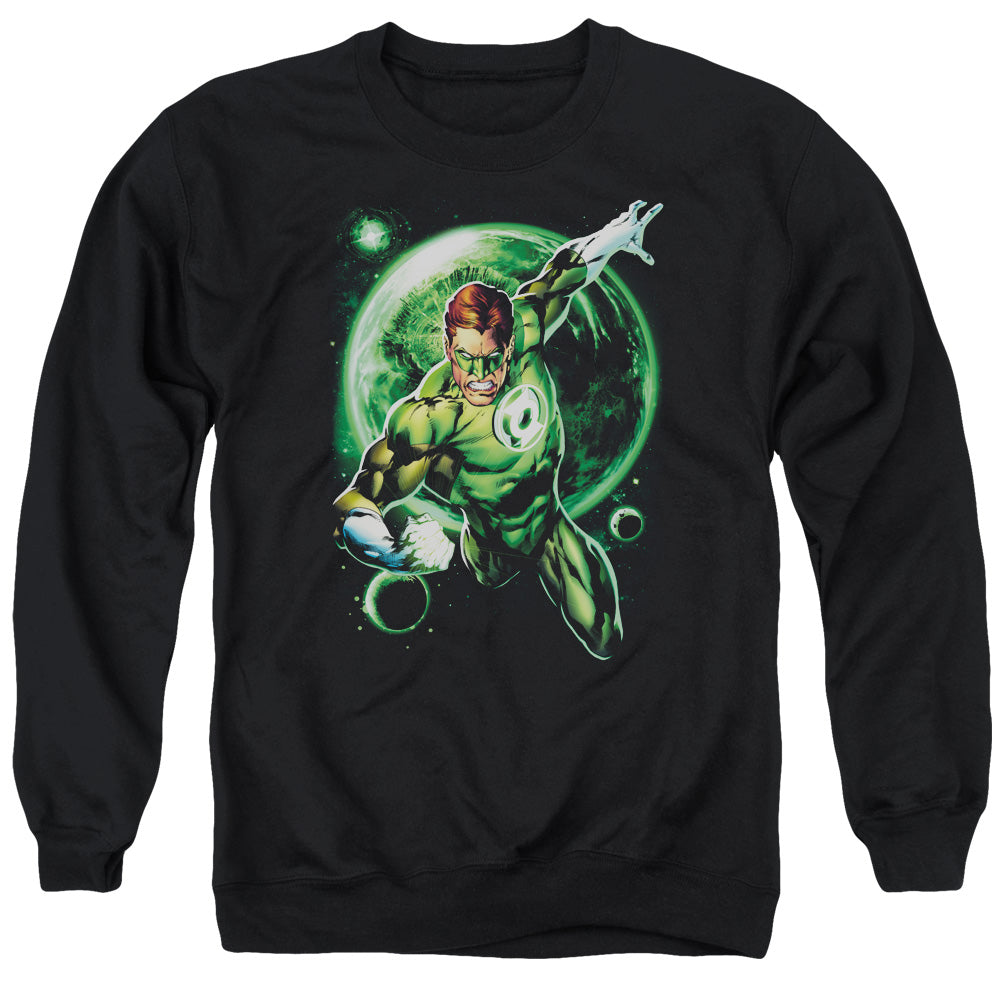 Green Lantern - Galaxy Glow - Adult Crewneck Sweatshirt - Black