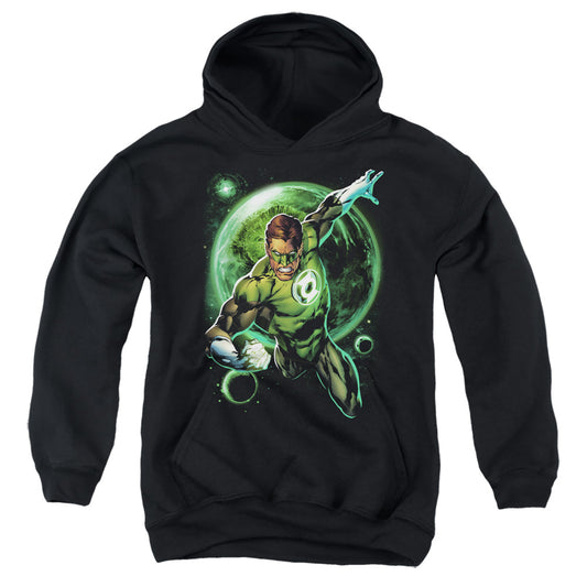 Green Lantern - Galaxy Glow - Youth Pull-over Hoodie - Black