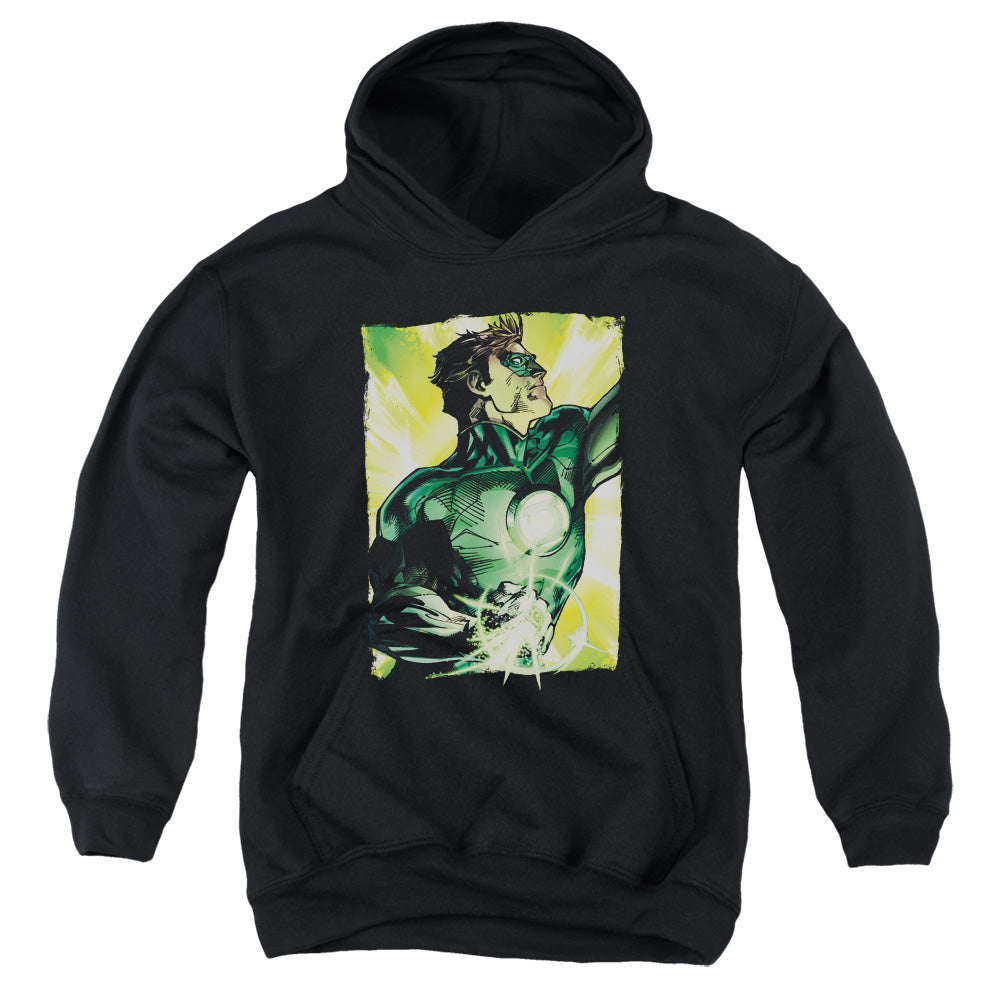 Green Lantern - Up Up - Youth Pull-over Hoodie - Black