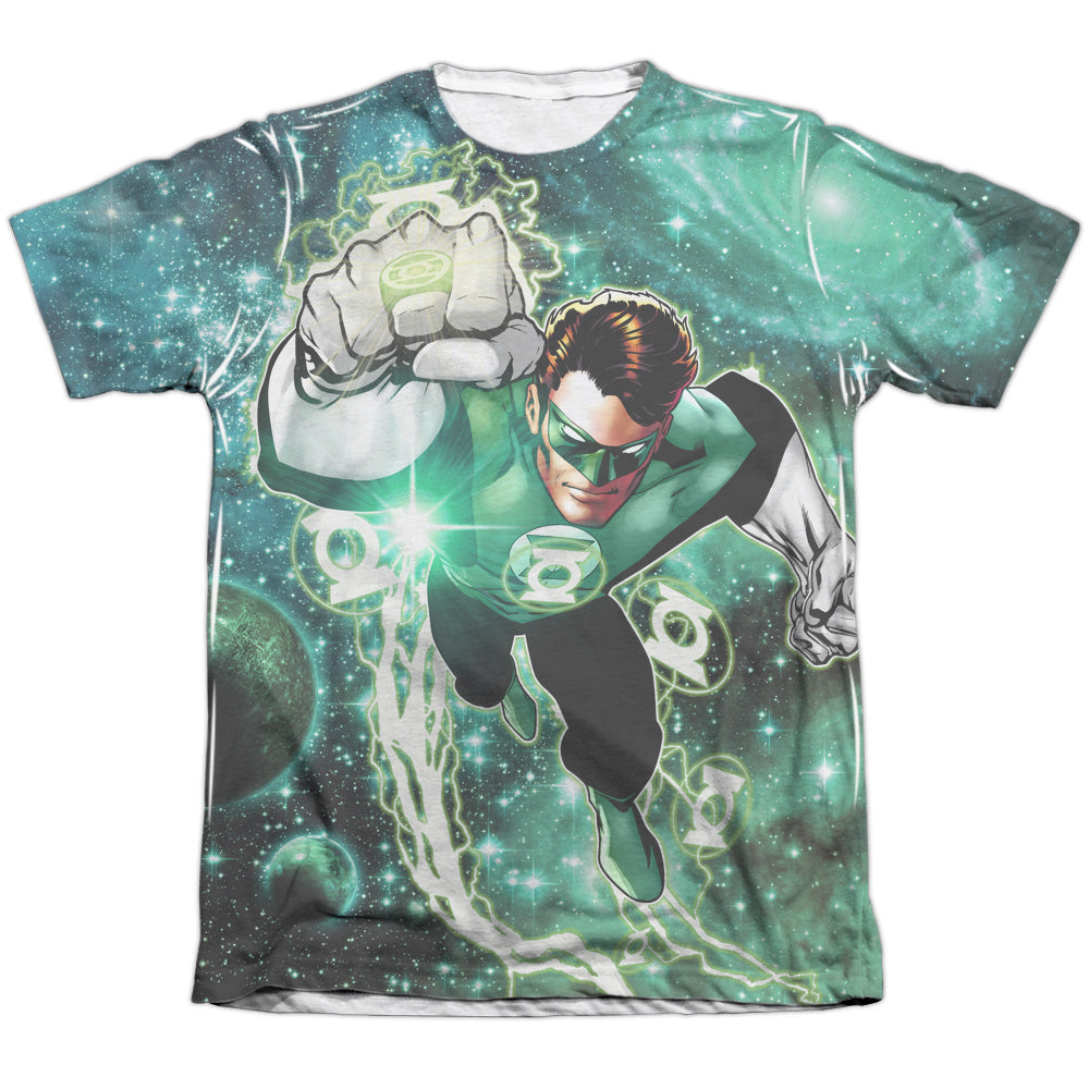 Green Lantern - Galactic Hal - Adult Poly/cotton Short Sleeve Tee - White T-shirt