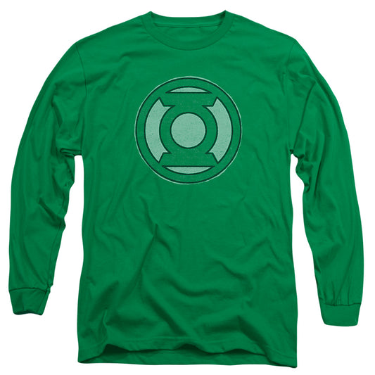 Green Lantern - Hand Me Down - Long Sleeve Adult 18/1 - Kelly Green T-shirt