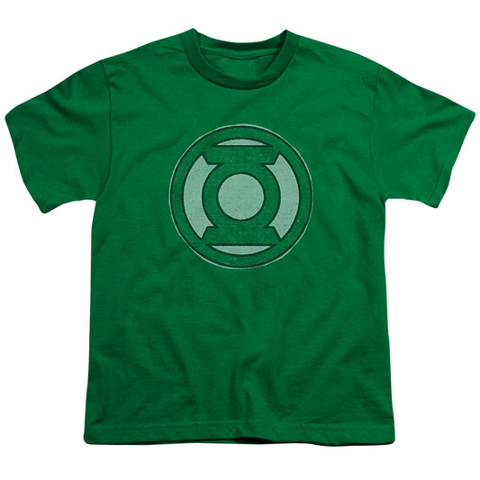 Green Lantern - Hand Me Down - Short Sleeve Youth 18/1 - Kelly Green T-shirt