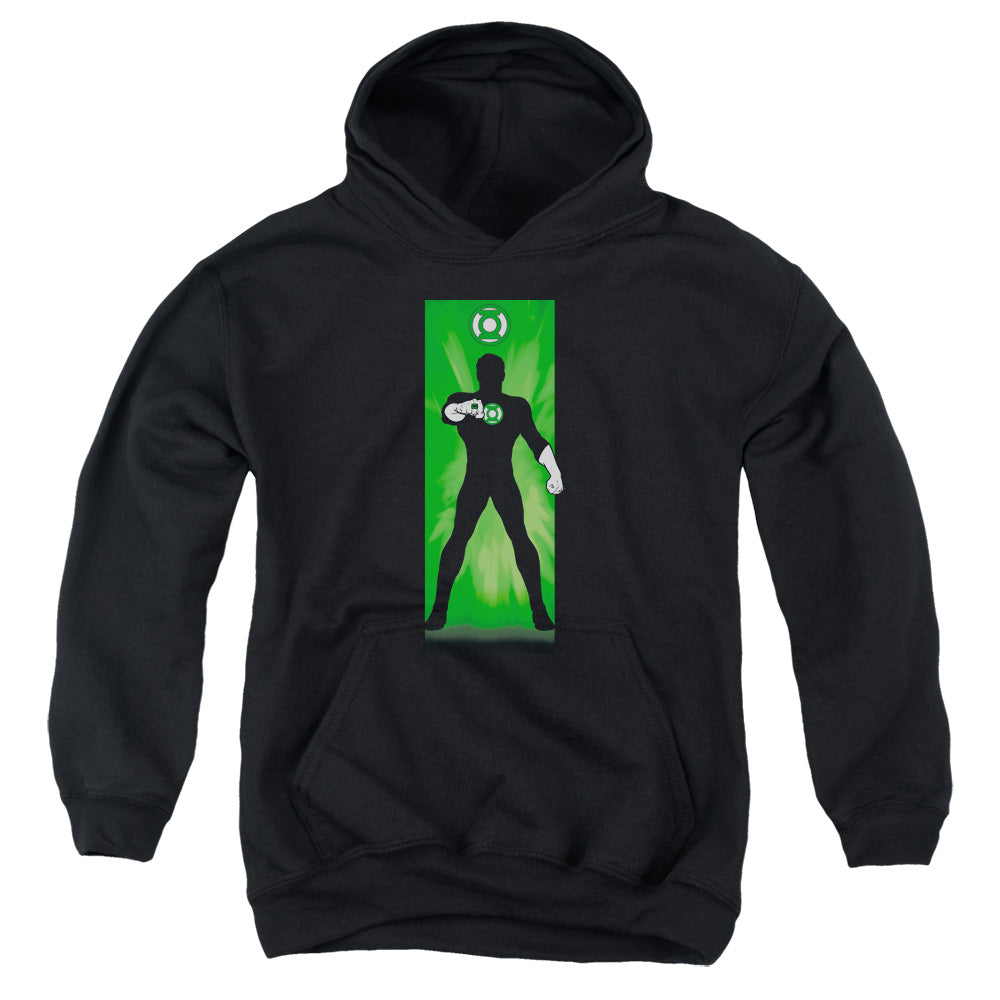 Dc Green Lantern Block-youth Pull-over Hoodie - Black