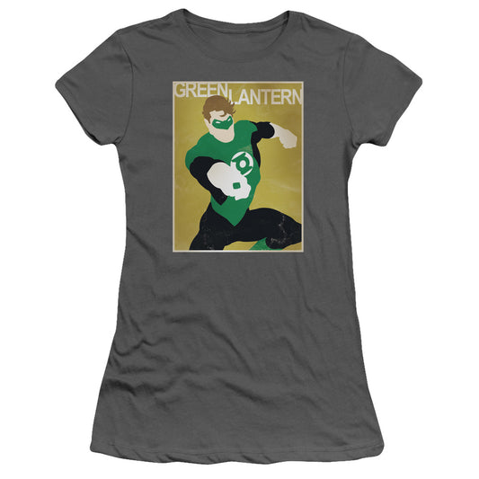 Dc - Simple Gl Poster - Short Sleeve Junior Sheer - Charcoal T-shirt