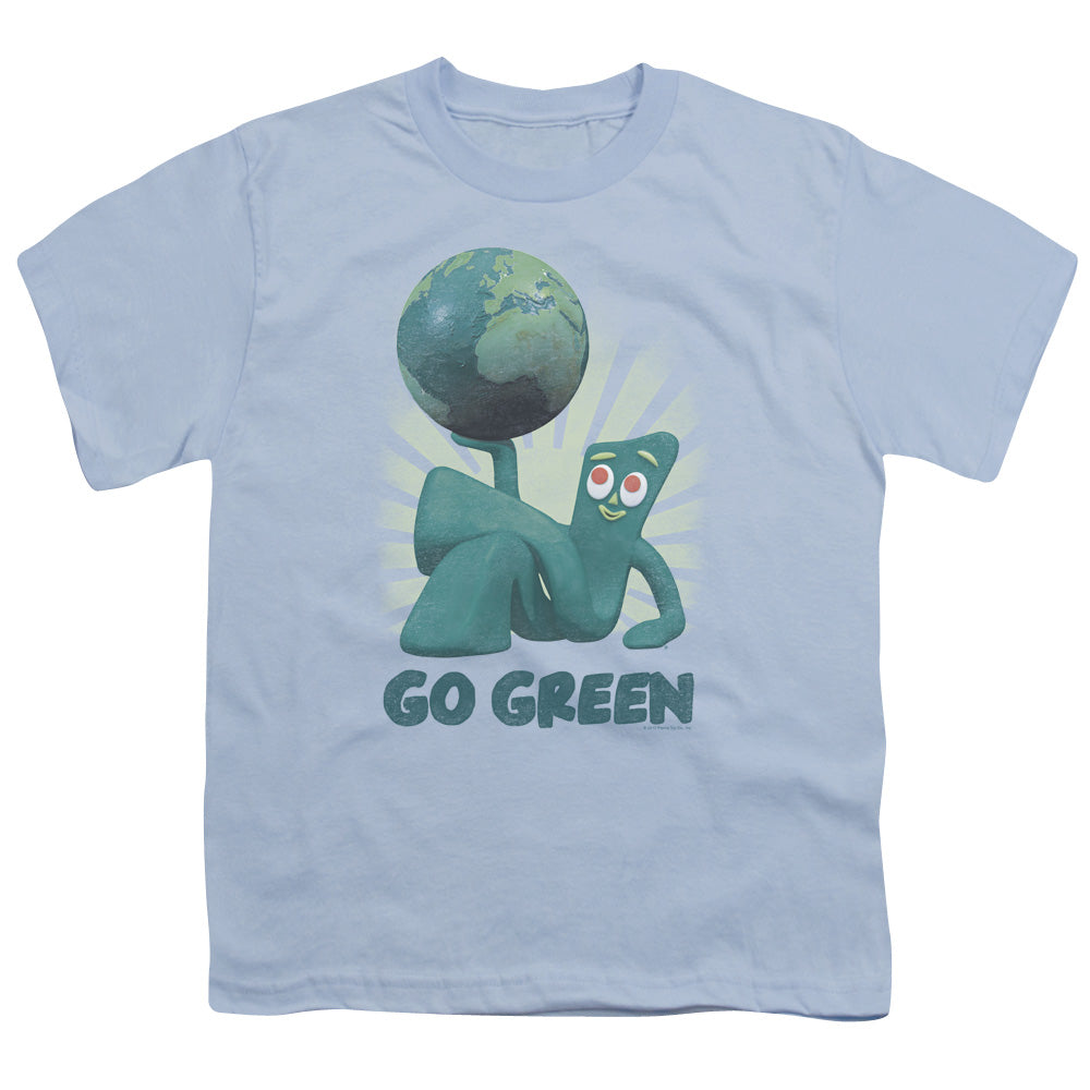 GUMBY GO GREEN - S/S YOUTH 18/1 - LIGHT BLUE T-Shirt