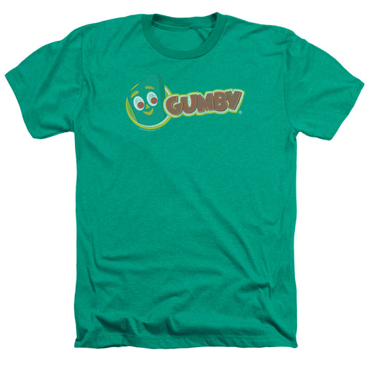 Gumby - Logo - Adult Heather - Kelly Green