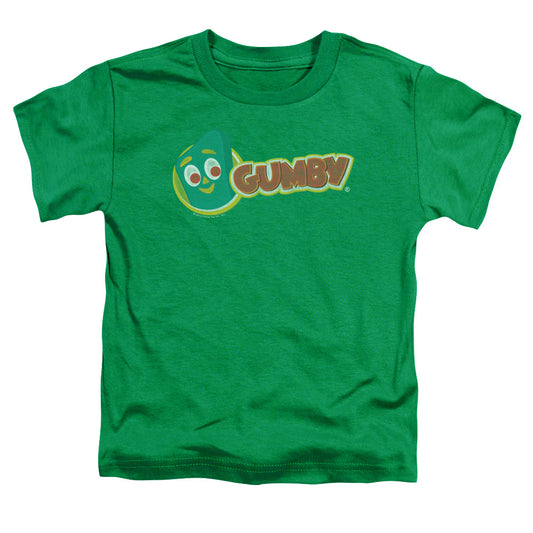 Gumby - Logo - Short Sleeve Toddler Tee - Kelly Green T-shirt
