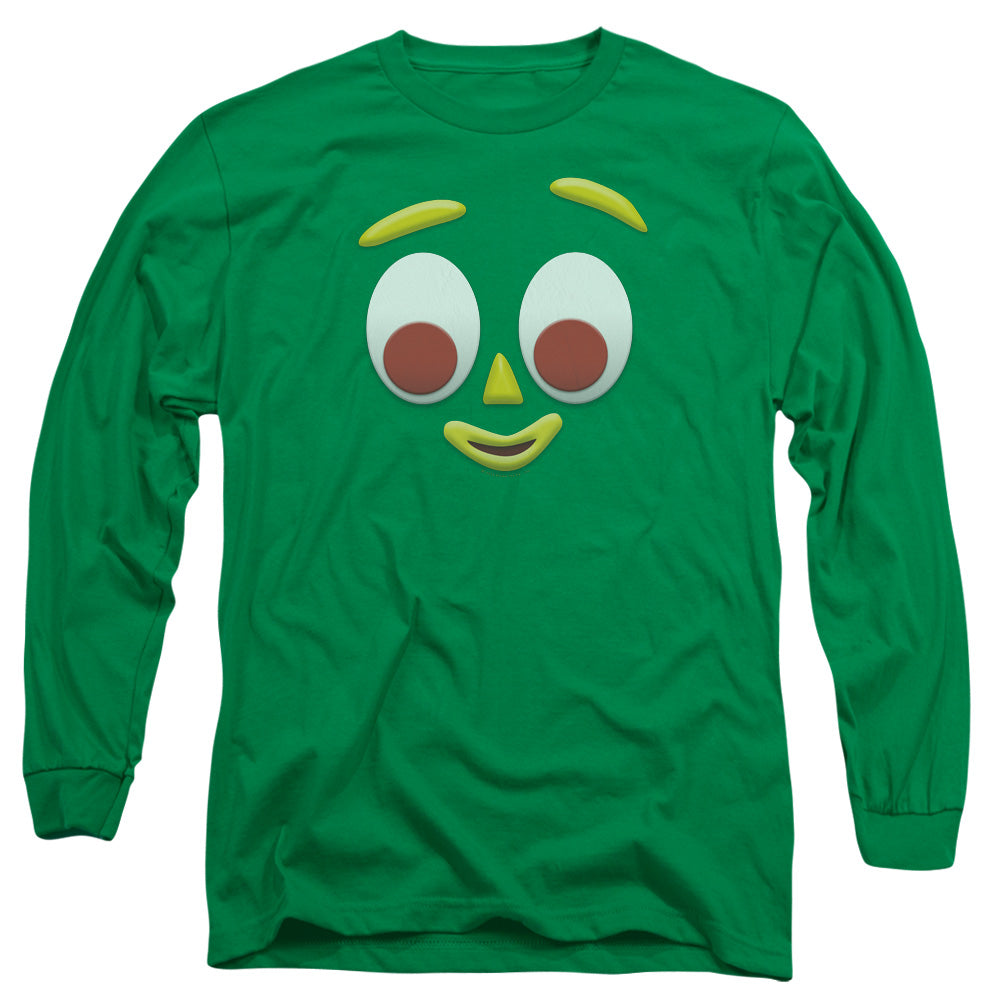 Gumby - Gumbme - Long Sleeve Adult 18/1 - Kelly Green T-shirt