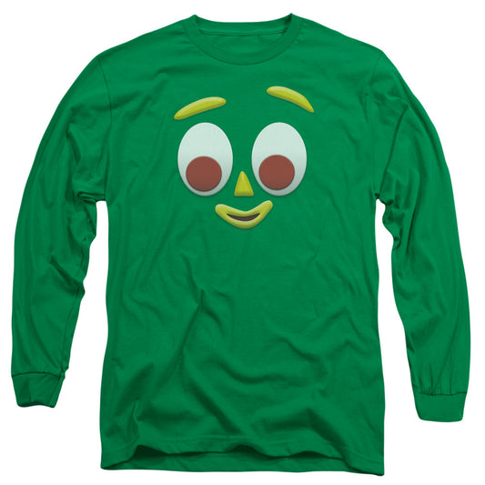 Gumby - Gumbme - Long Sleeve Adult 18/1 - Kelly Green T-shirt