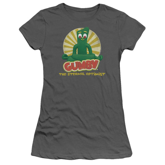 Gumby - Optimist - Short Sleeve Junior Sheer - Charcoal T-shirt