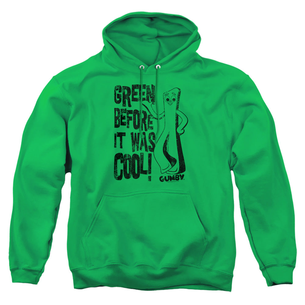 Gumby - Cool Green - Adult Pull-over Hoodie - Kelly Green