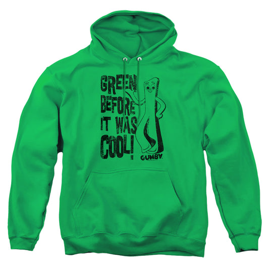 Gumby - Cool Green - Adult Pull-over Hoodie - Kelly Green