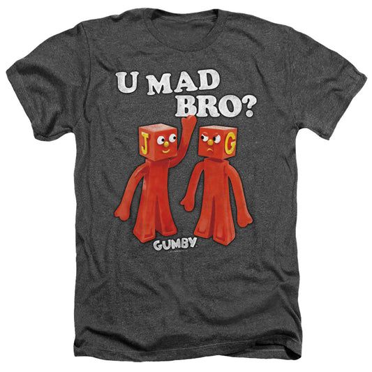 Gumby - U Mad Bro - Adult Heather - Charcoal
