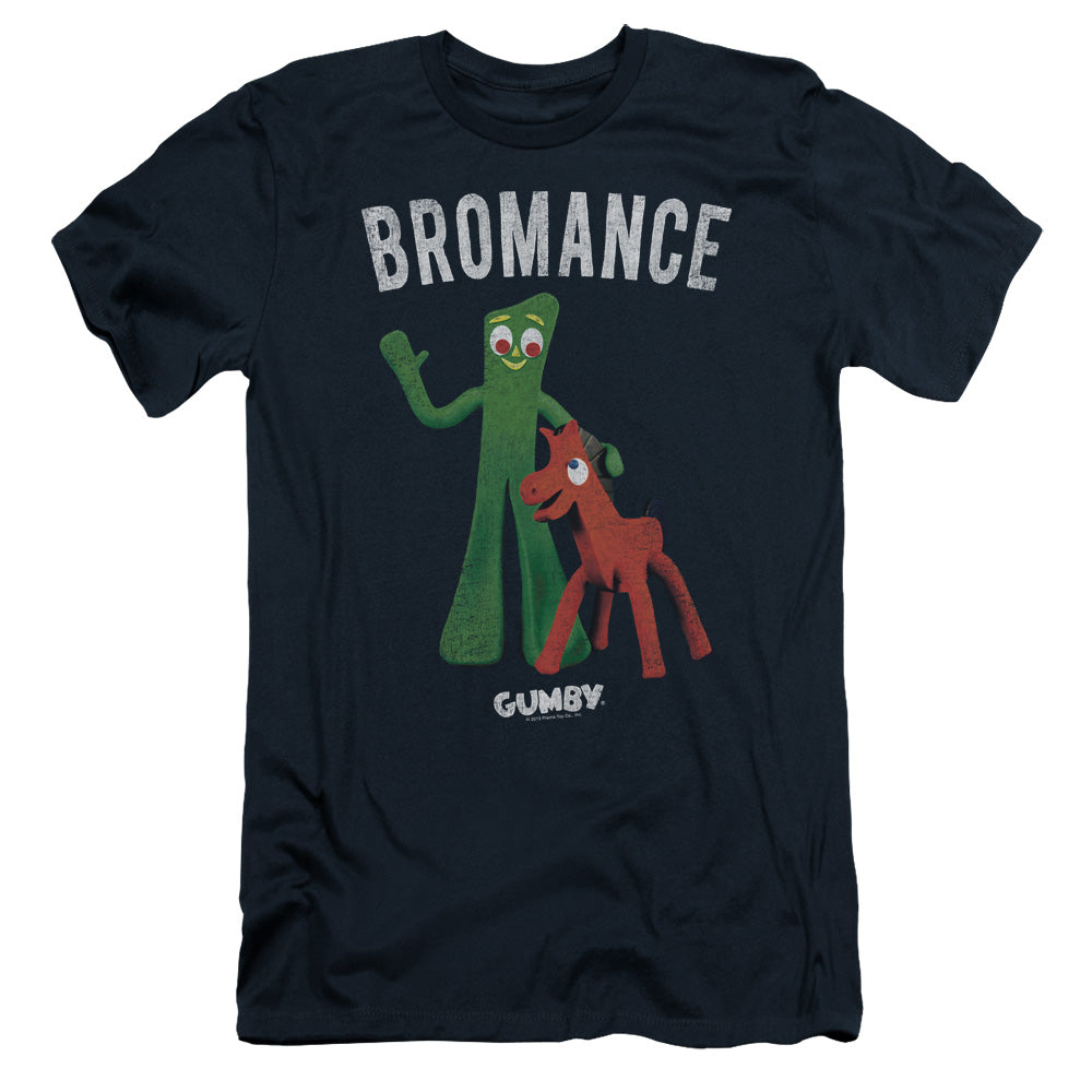 GUMBY BROMANCE - S/S ADULT 30/1 - NAVY T-Shirt
