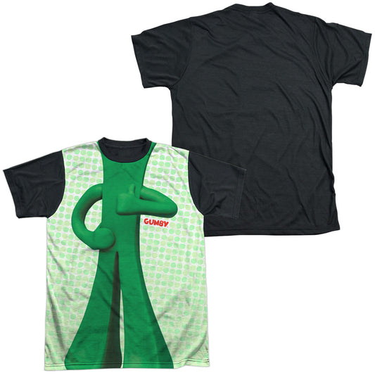 Gumby - Gumb Me Sub - Short Sleeve Adult White Front Black Back   - White T-shirt