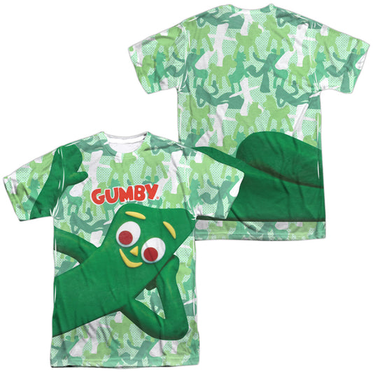GUMBY GUMBYFLAGE (FRONT/BACK PRINT)-S/S ADULT POLY T-Shirt
