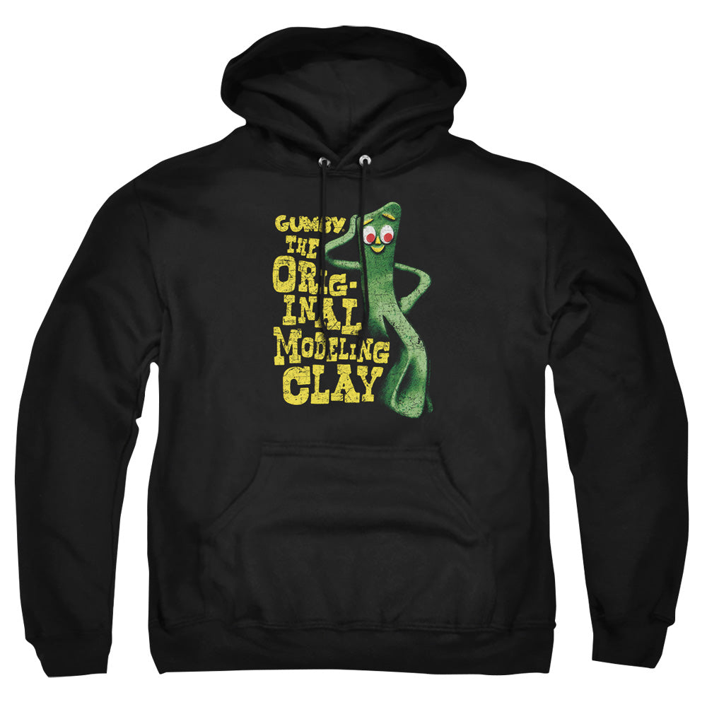 Gumby - So Punny - Adult Pull-over Hoodie - Black