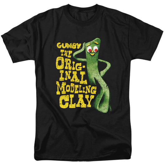 Gumby - So Punny - Short Sleeve Adult 18/1 - Black T-shirt