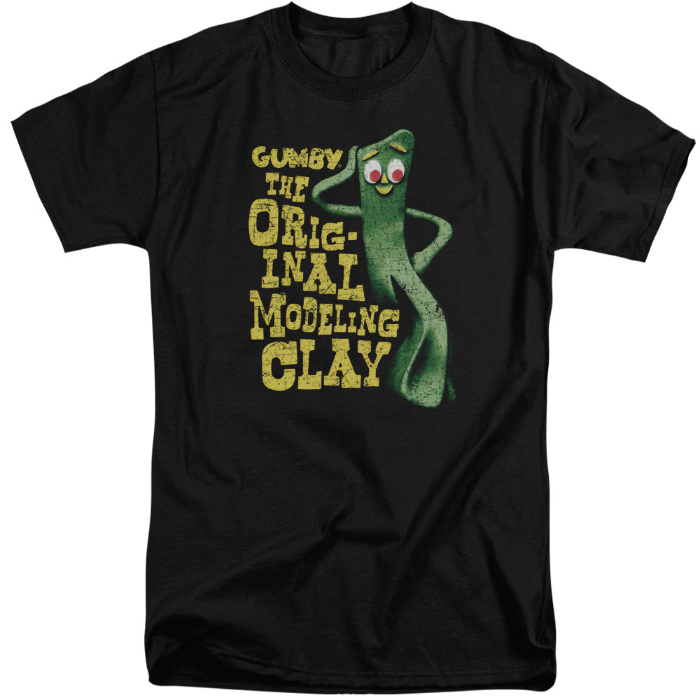 Gumby - So Punny - Short Sleeve Adult Tall - Black T-shirt
