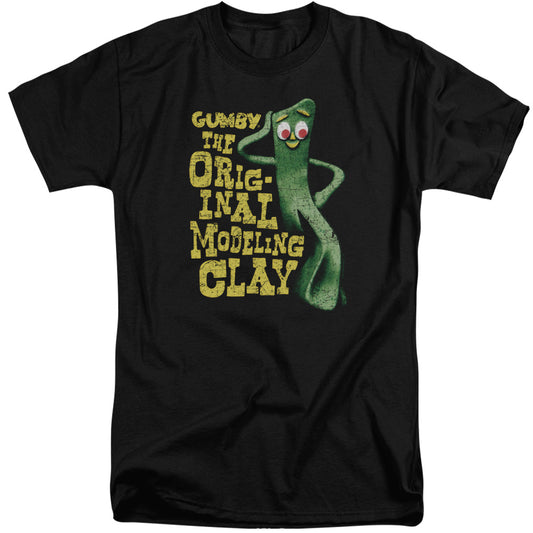 Gumby - So Punny - Short Sleeve Adult Tall - Black T-shirt