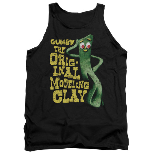 Gumby - So Punny - Adult Tank - Black