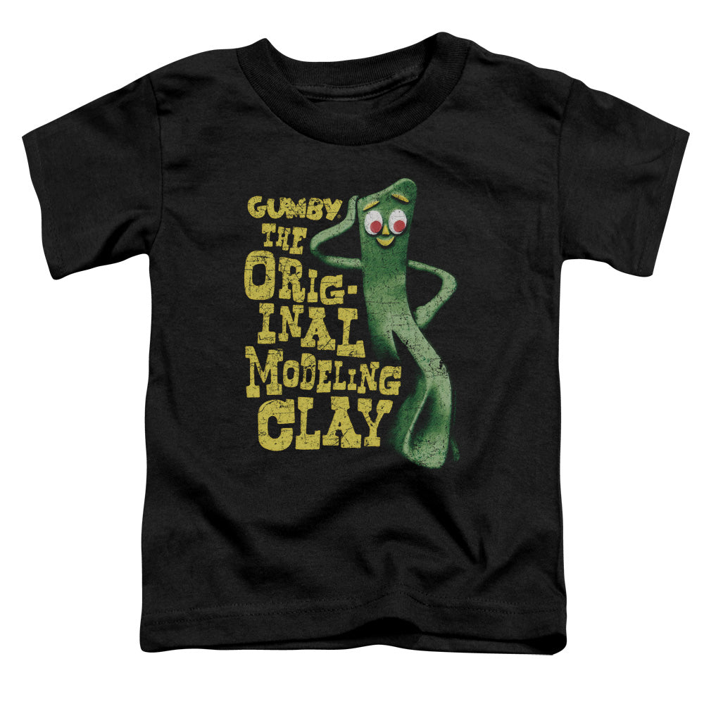 Gumby - So Punny - Short Sleeve Toddler Tee - Black T-shirt