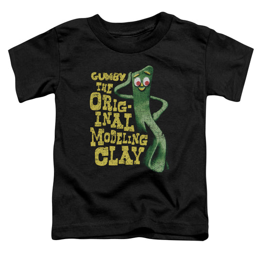 Gumby - So Punny - Short Sleeve Toddler Tee - Black T-shirt