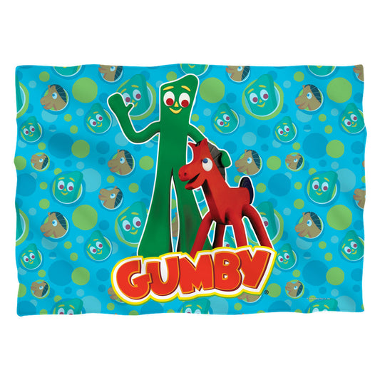 Gumby - Best Friends - Pillow Case - White