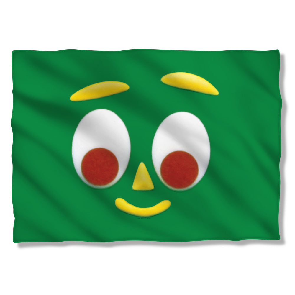 Gumby - Big Face - Pillow Case - White