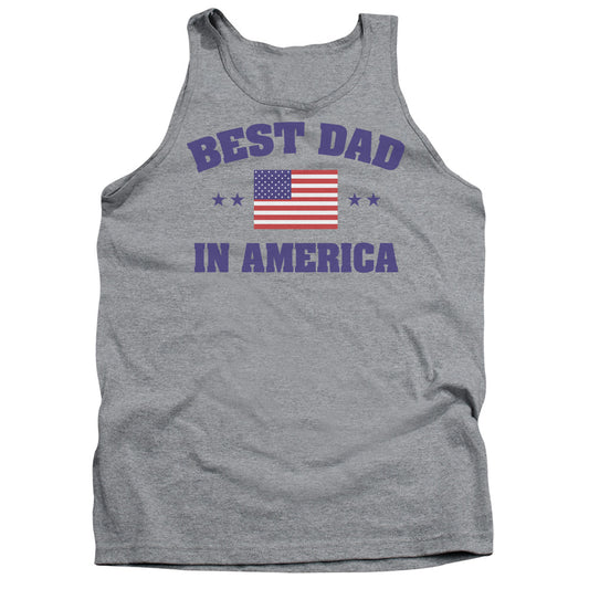 Best Dad - Adult Tank - Athletic Heather