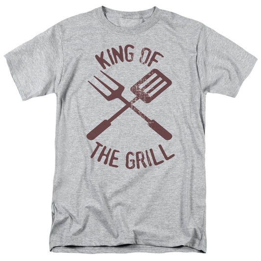 King Of The Grill - Short Sleeve Adult 18 - 1 - Athletic Heather T-shirt