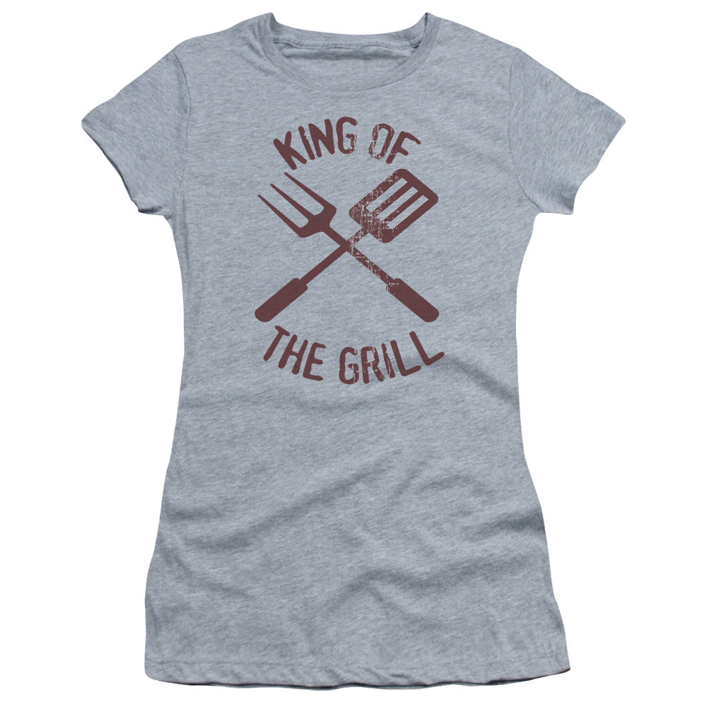 KING OF THE GRILL -   JUNIOR SHEER - ATHLETIC HEATHER T-Shirt