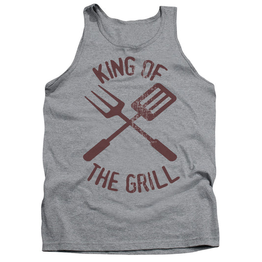 King Of The Grill - Adult Tank - Athletic Heather